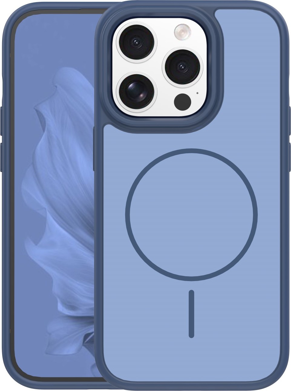 Levně TFO Frame Thin Mag kryt pro iPhone 15 Pro 6,1" tmavě modrý