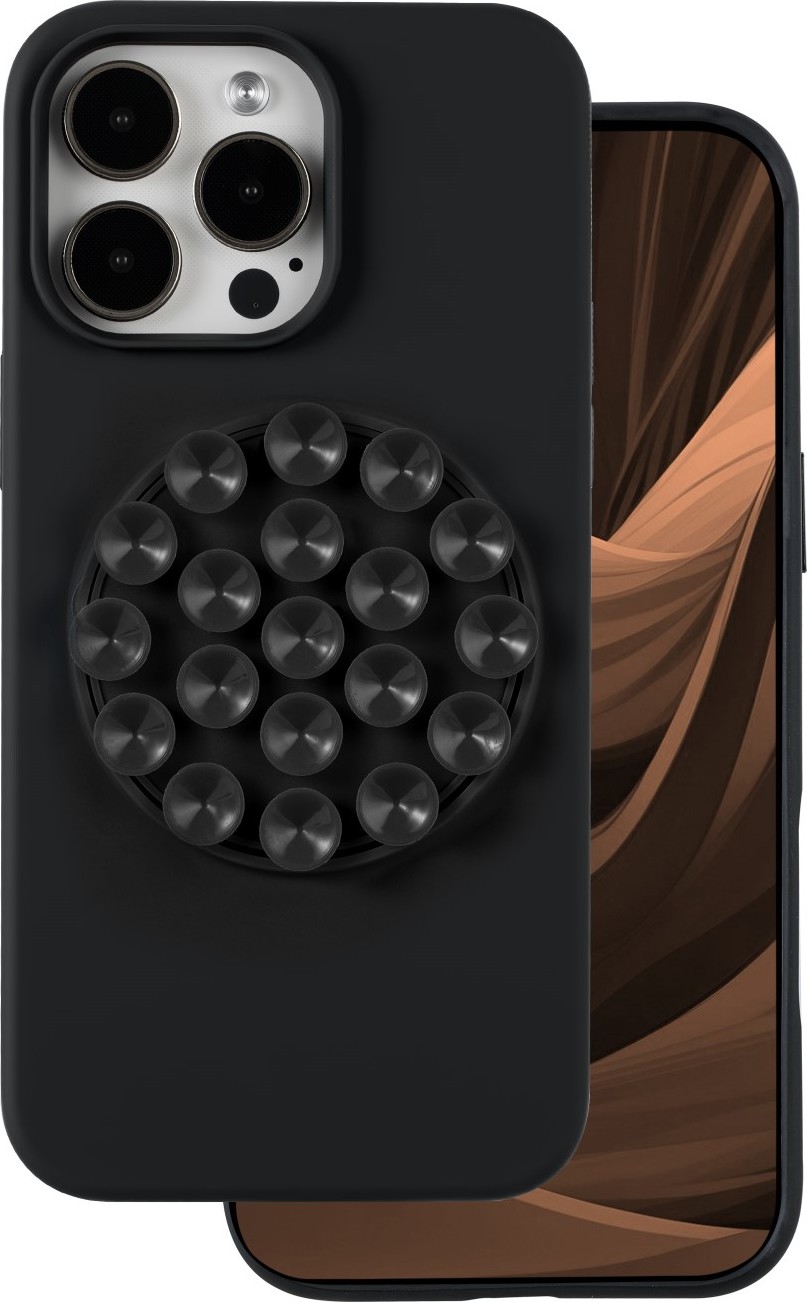 Levně TFO Silikonový kryt Stick pro iPhone 15 Pro 6,1" černý