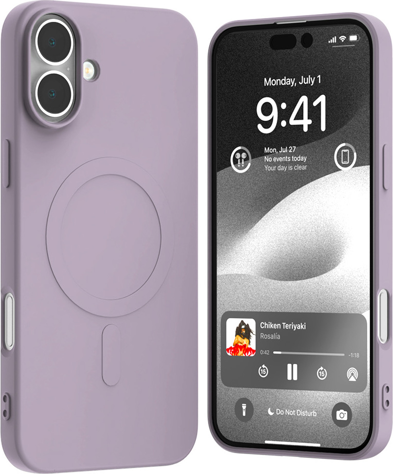 Levně Mercury Kryt Semi-Silicon MagSafe pro iPhone 16 Plus (6.7) Lilac Purple