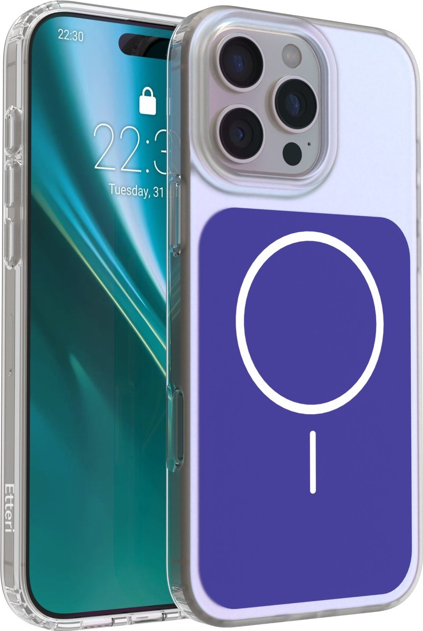 Levně Etteri Hidden Pearl kryt pro iPhone 16 Pro 6,3" tmavě modrý