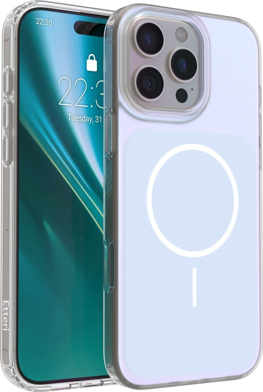 Levně Etteri Hidden Pearl kryt pro iPhone 16 Pro 6,3" světle modrý