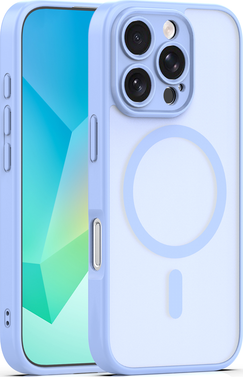 Levně TFO Mag Matt kryt pro iPhone 16 Pro 6,3" světle modrý, ochrana fotoaparátu