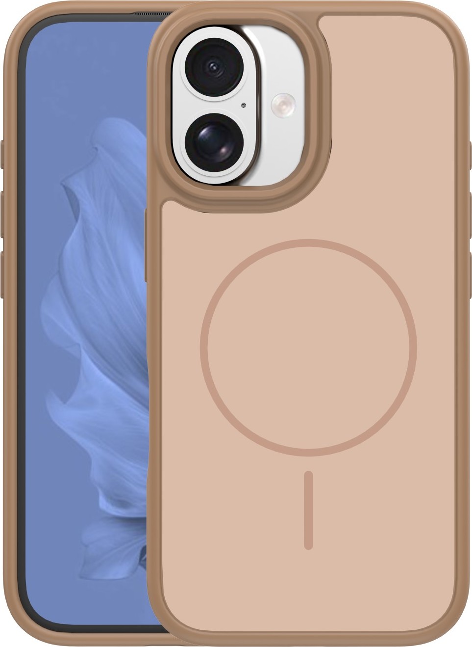 Levně TFO Frame Thin Mag kryt pro iPhone 16 6,1" hnědý