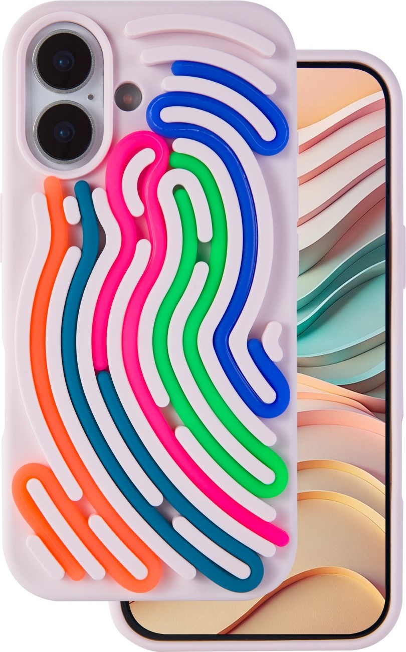 Levně TFO DIY Snake kryt pro iPhone 16 6,1" růžový