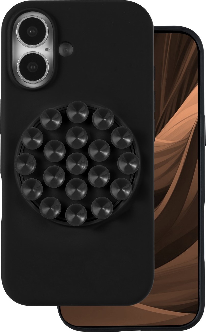 Levně TFO Silikonový kryt Silicone Stick pro iPhone 16 6,1" černý