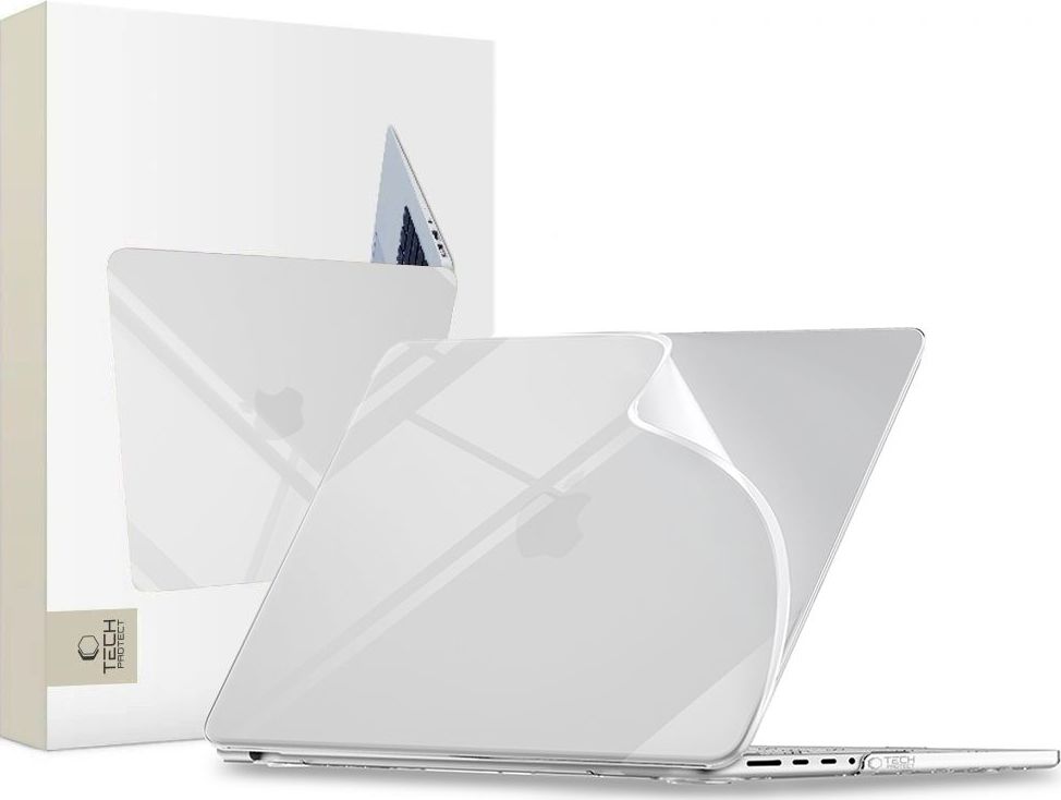 Levně TECH-PROTECT SOFTSHELL MACBOOK PRO 14 M1-M5 PRO / M5 PRO MAX 2021-2026 CRYSTAL CLEAR