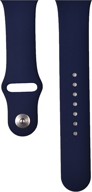 Levně Devia řemínek Deluxe Sport pro Apple Watch 49mm/46mm/45mm/44mm, půlnoční modrá
