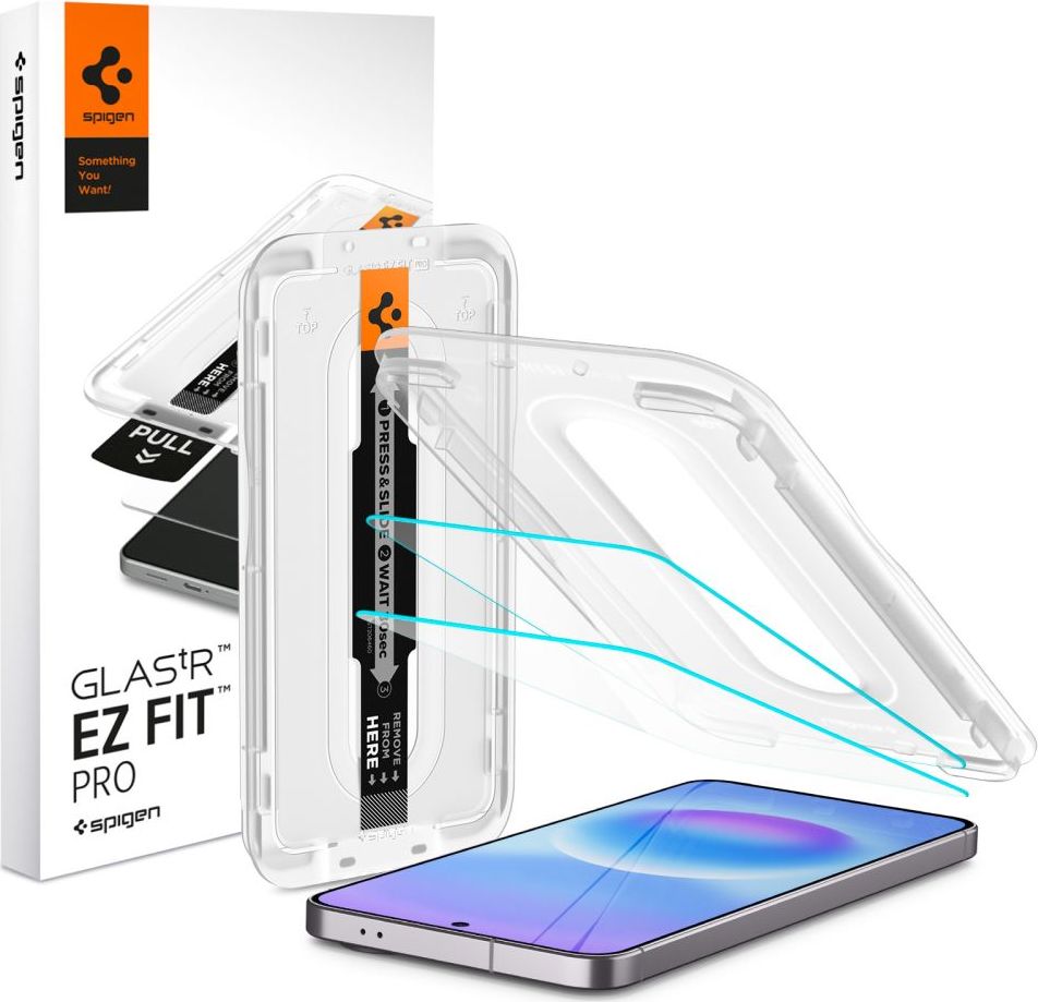 Levně Tvrzené sklo Spigen Glas.tR EZ Fit Pro 2 kusy pro Samsung Galaxy A57 5G, Čiré