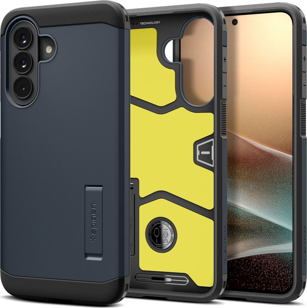 Levně Spigen Tough Armor kryt pro Galaxy A57 5G, Metal Slate