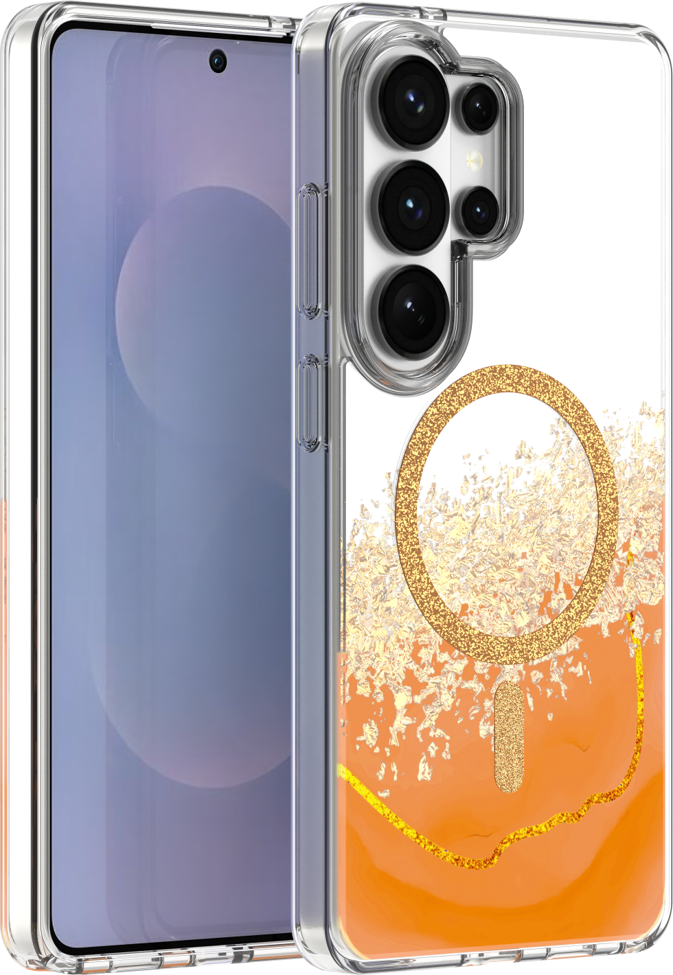 Levně TFO Epoxy Mag kryt pro Samsung Galaxy S26 Ultra oranžový