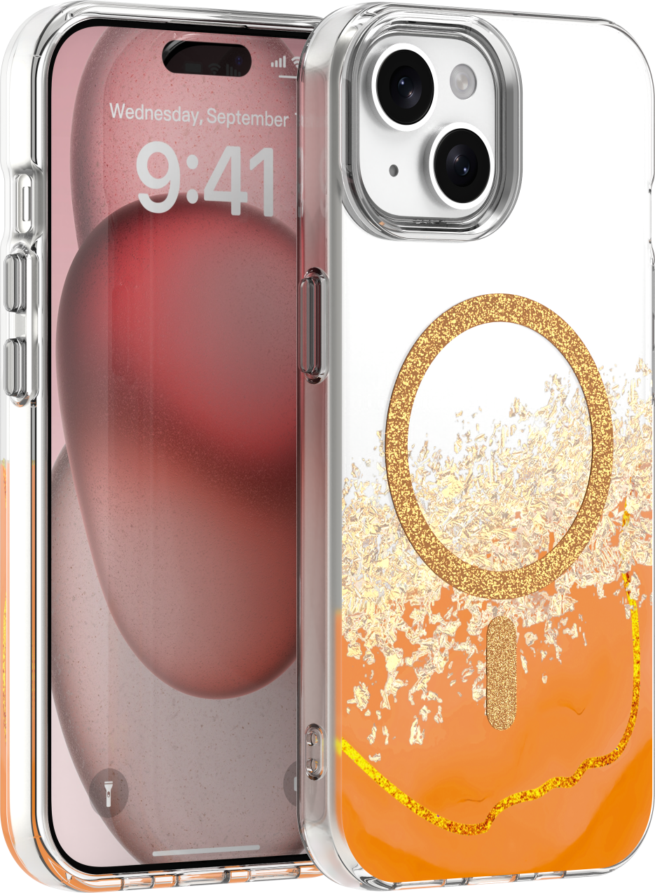 Levně TFO Epoxy Mag kryt pro iPhone 15 6,1" oranžový
