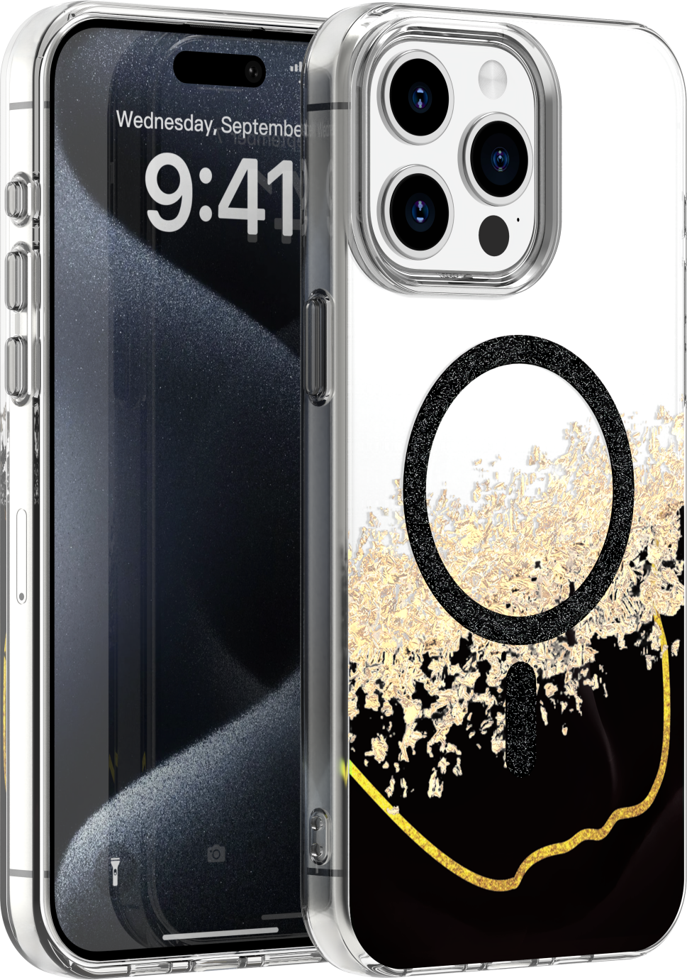 Levně TFO Epoxy Mag kryt pro iPhone 15 Pro 6,1" černý