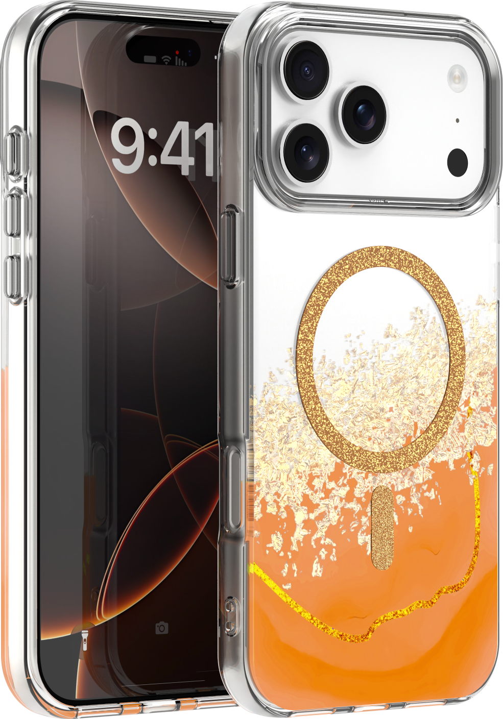 Levně TFO Epoxy Mag kryt pro iPhone 17 Pro 6,3'' oranžový