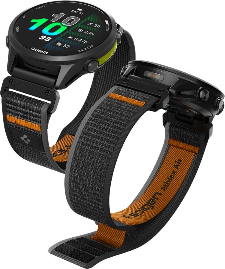 SPIGEN ATHLEX AIR GARMIN QUICKFIT 22 MM ACTIVE BLACK/ORANGE