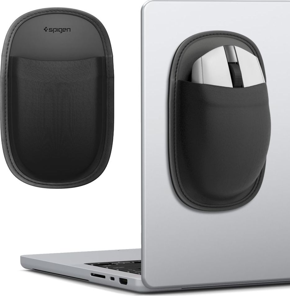 SPIGEN LD220 MOUSE SLEEVE - kapsa na myš na MacBook / notebook, univerzální, černá