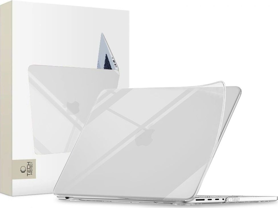 TECH-PROTECT SOFTSHELL MACBOOK PRO 16 M1-M5 / M5 PRO / M5 PRO MAX 2021-2026 CRYSTAL CLEAR