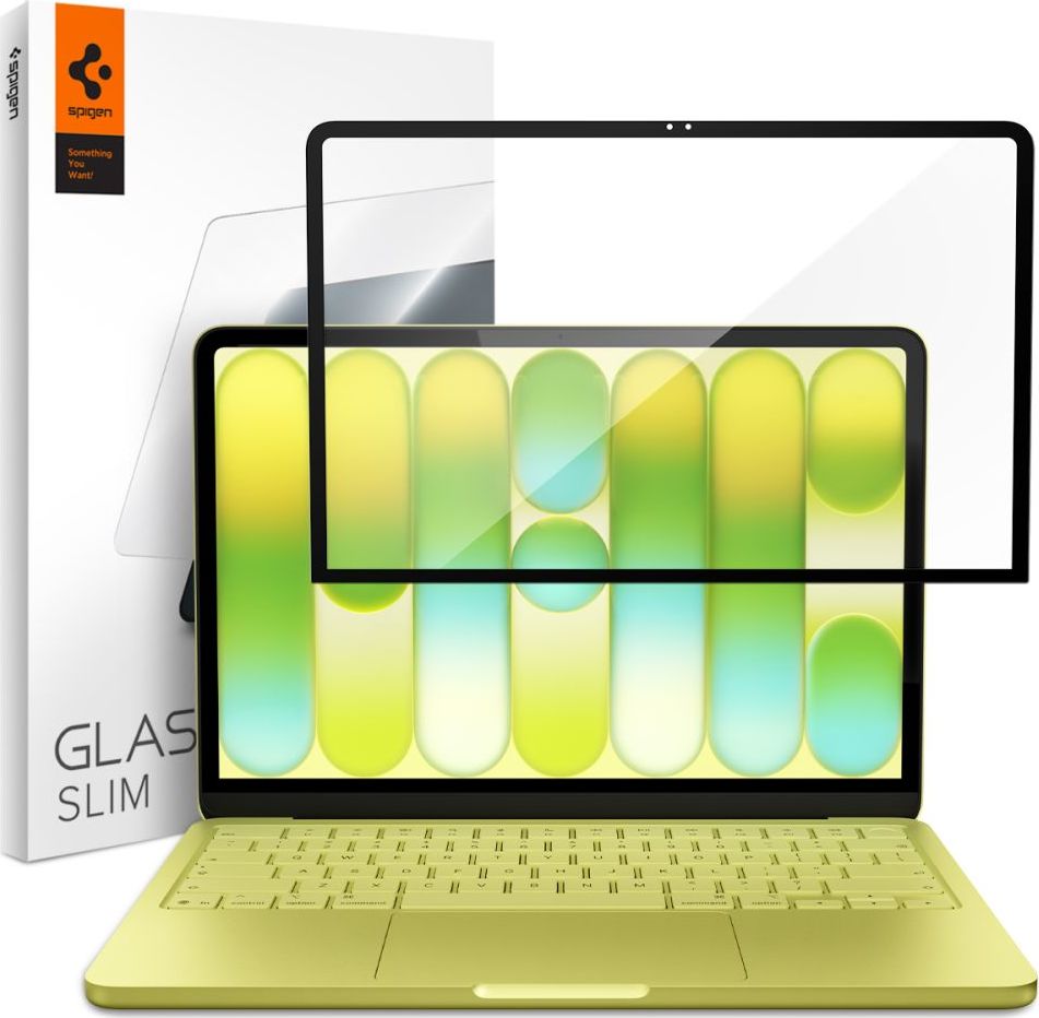 Tvrzené sklo SPIGEN GLAS.TR SLIM FC MACBOOK NEO 13 2026 BLACK