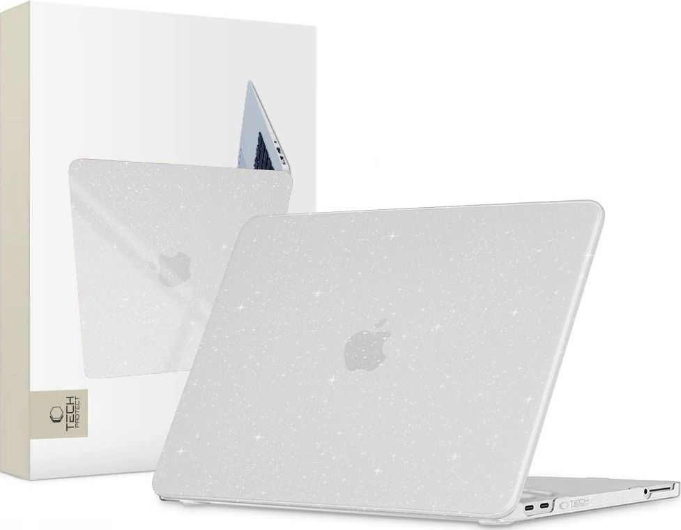 TECH-PROTECT SMARTSHELL MACBOOK NEO 13 2026 GLITTER CLEAR