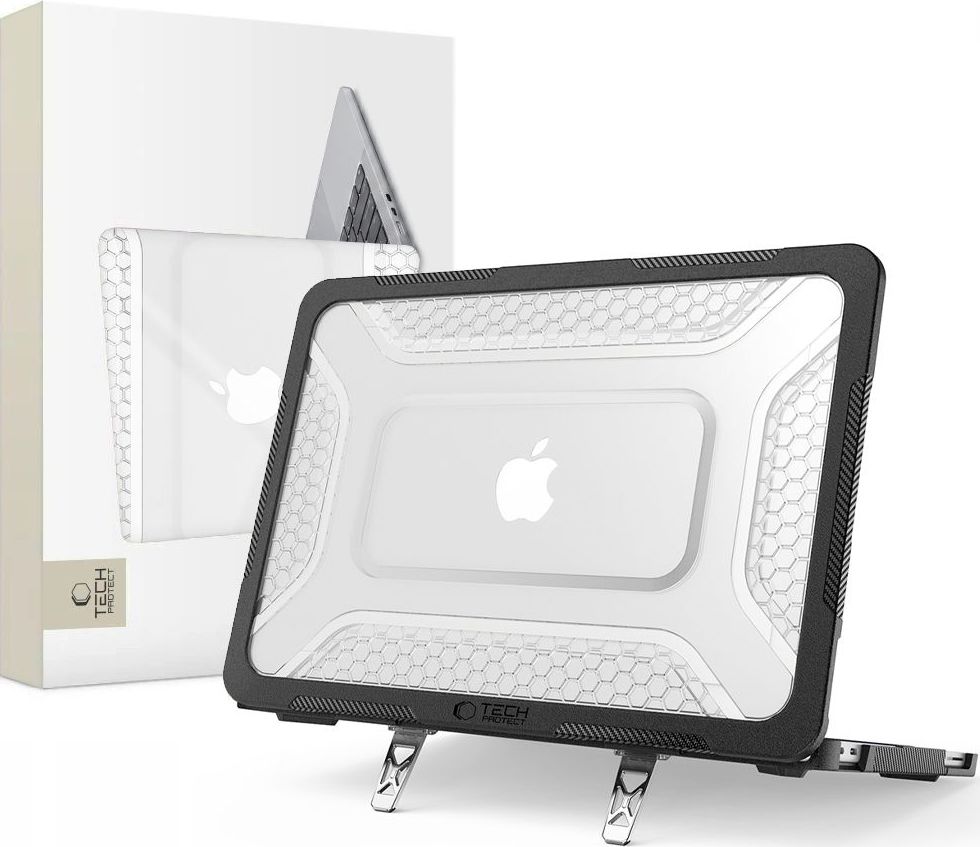 TECH-PROTECT KEVLAR PRO MACBOOK NEO 13 2026 MATTE BLACK/CLEAR
