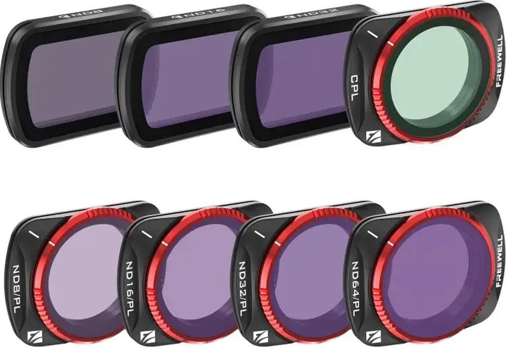 Sada 8 filtrů Freewell DJI Osmo Pocket 3