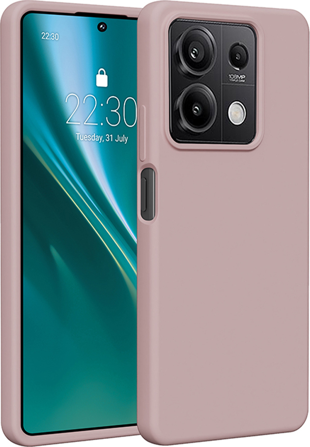 Silikonové pouzdro Etteri pro Xiaomi Redmi 15C 5G světle růžové