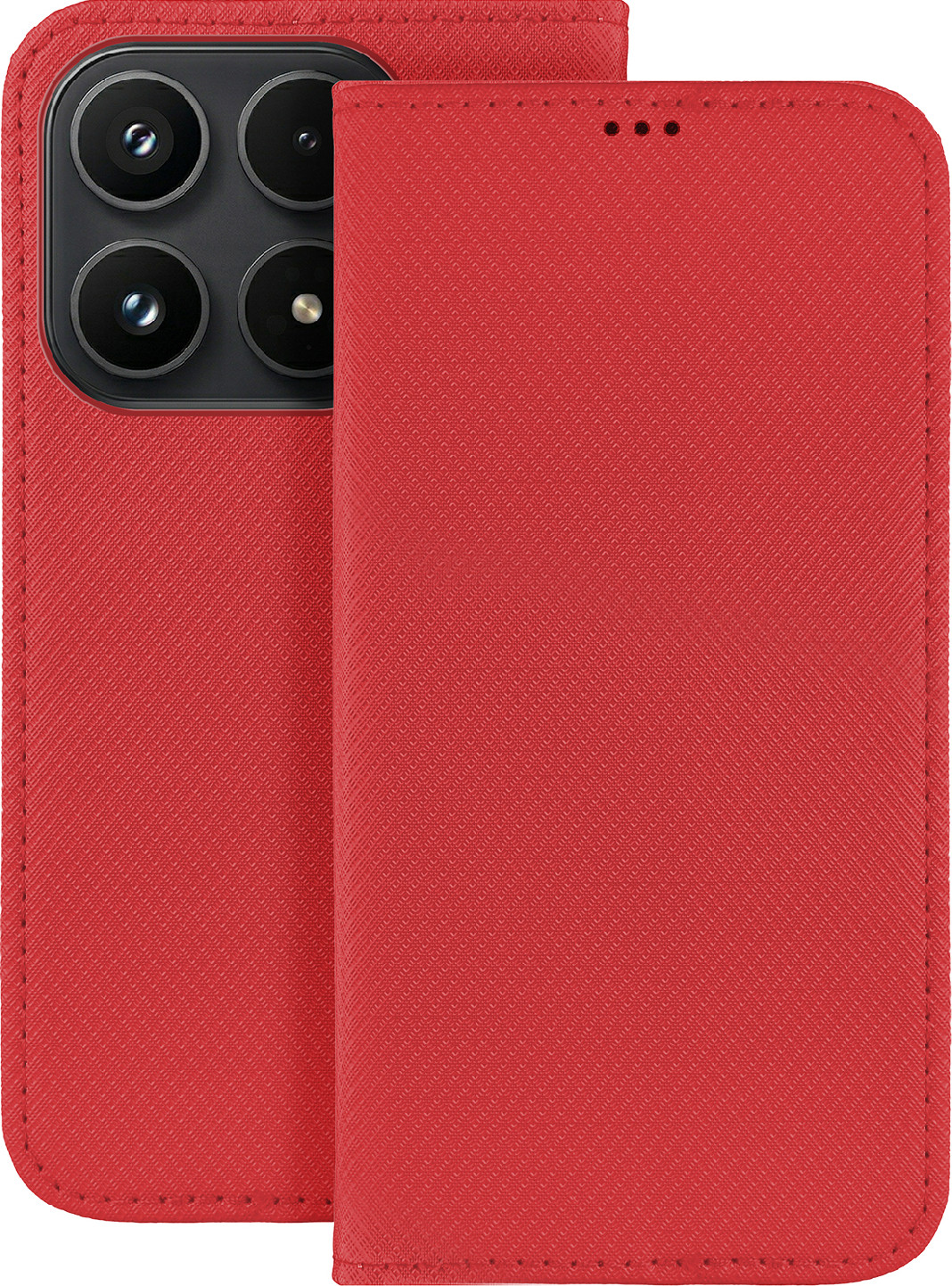 TFO Chytrý magnetický kryt pro Xiaomi 17 červený