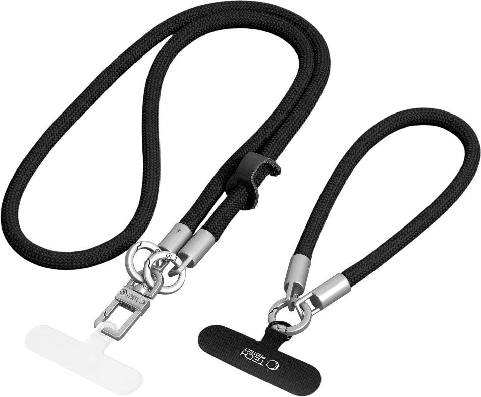 TECH-PROTECT C10S ROPE CROSSBODY & WRIST BLACK/TITANIUM