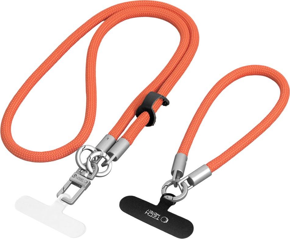TECH-PROTECT C10S ROPE CROSSBODY & WRIST ORANGE/TITANIUM