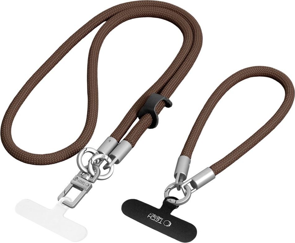 TECH-PROTECT C10S ROPE CROSSBODY & WRIST WALNUT BROWN/TITANIUM