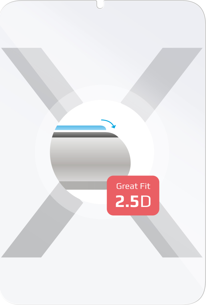 FIX Ochranné tvrzené sklo FIXED pro Apple iPad mini (A17 Pro), čiré
