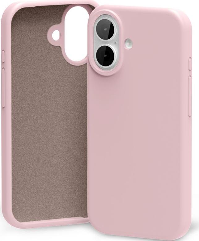 Silikonový kryt Mercury pro iPhone 17 růžovo-pískový