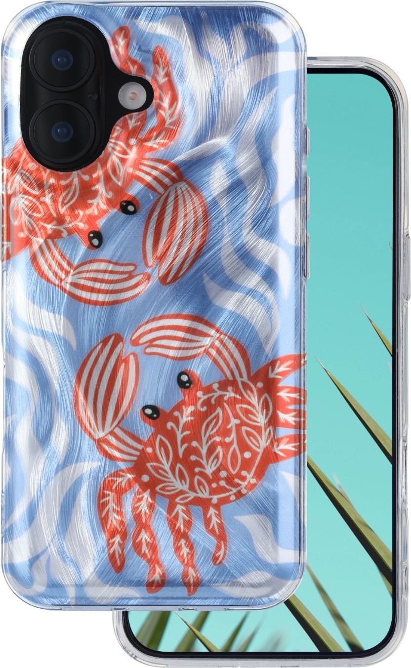 TFO Ultra trendy letní kryt pro iPhone 17 6,3" s motivem kraba