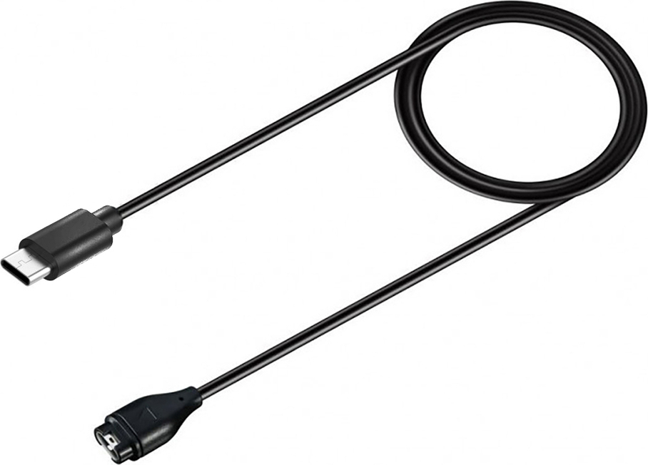 Hurtel Magnetická nabíječka USB-C pro chytré hodinky Garmin - černá