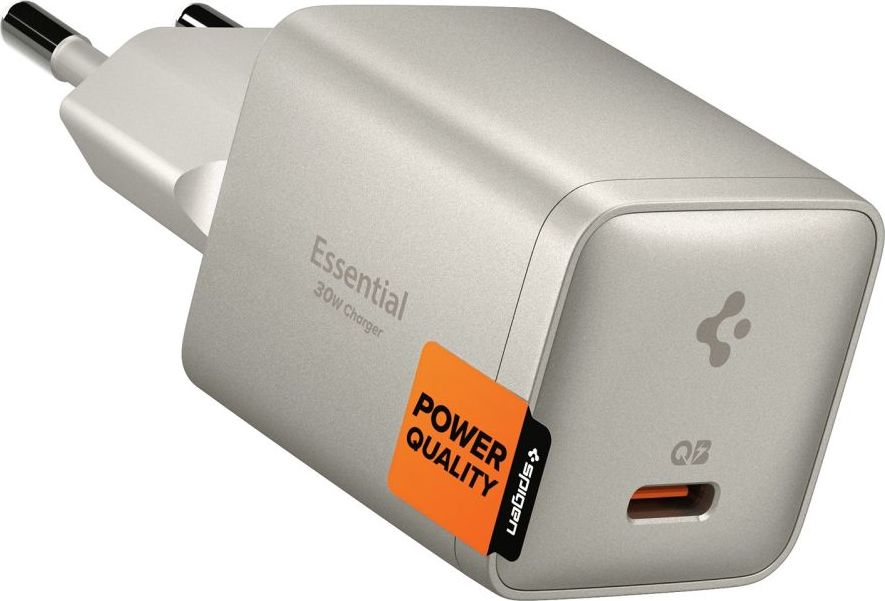SPIGEN EE301EU-GAN ESSENTIAL 1-PORT NETWORK CHARGER 30W NATURAL TITANIUM