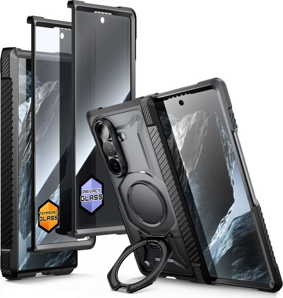 SUPCASE UB GRIP MAG MAGSAFE 2-SET GALAXY Z FOLD 8 ULTRA BLACK