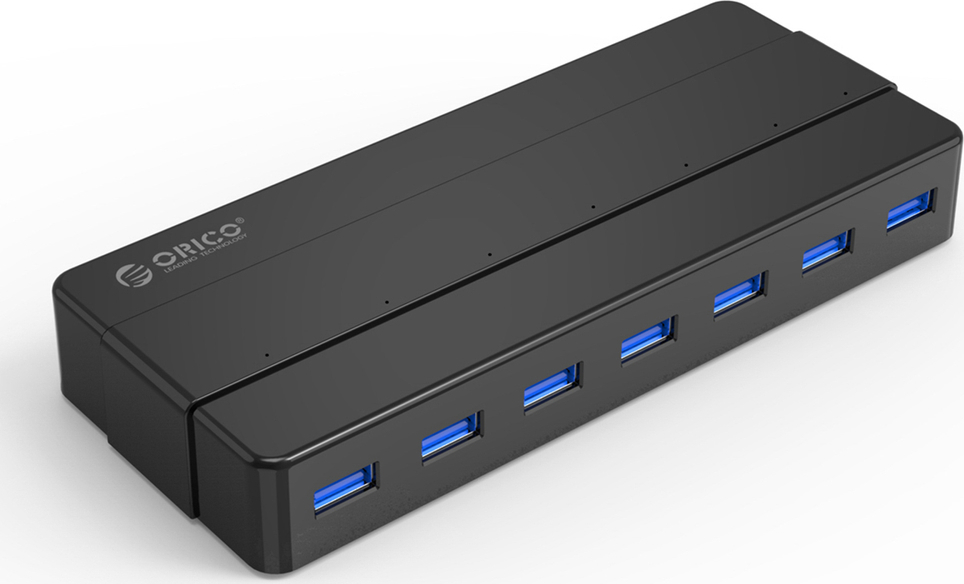 Hub Orico H7928-U3-V1 7x USB-A 3.0 - černý