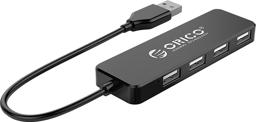 Orico FL01 USB-A Hub Dokovací Stanice 4x USB-A 2.0 - Černá