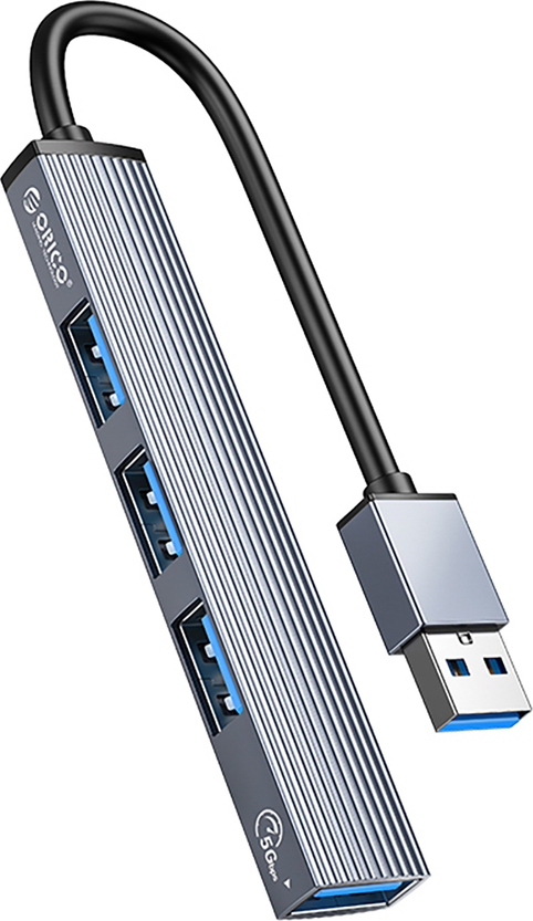 Orico AH-A13 USB-A Hub Dokovací stanice 1x USB-A 3.0 + 3x USB-A 2.0 - Šedá