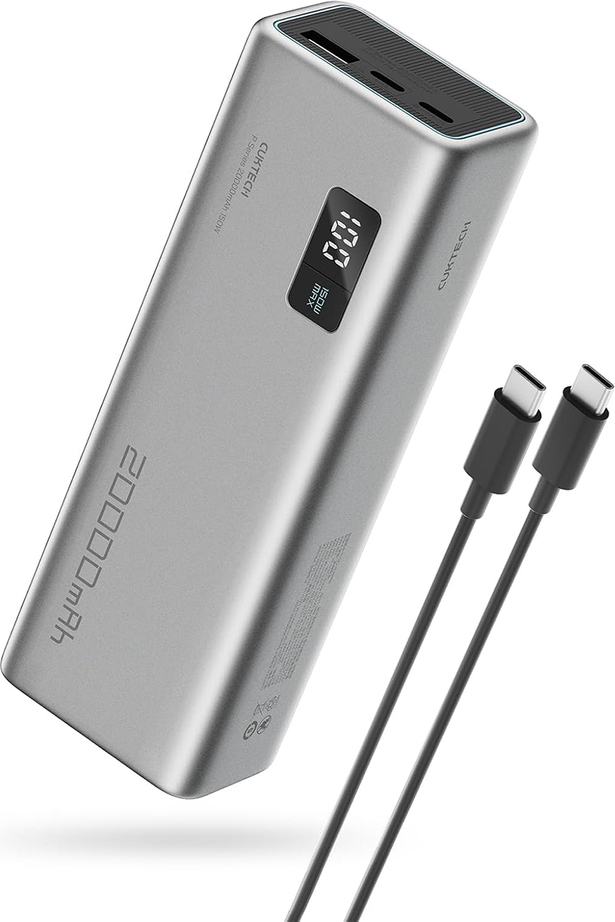 Powerbanka Cuktech P+Series č. 15 150W 20000mAh - šedá