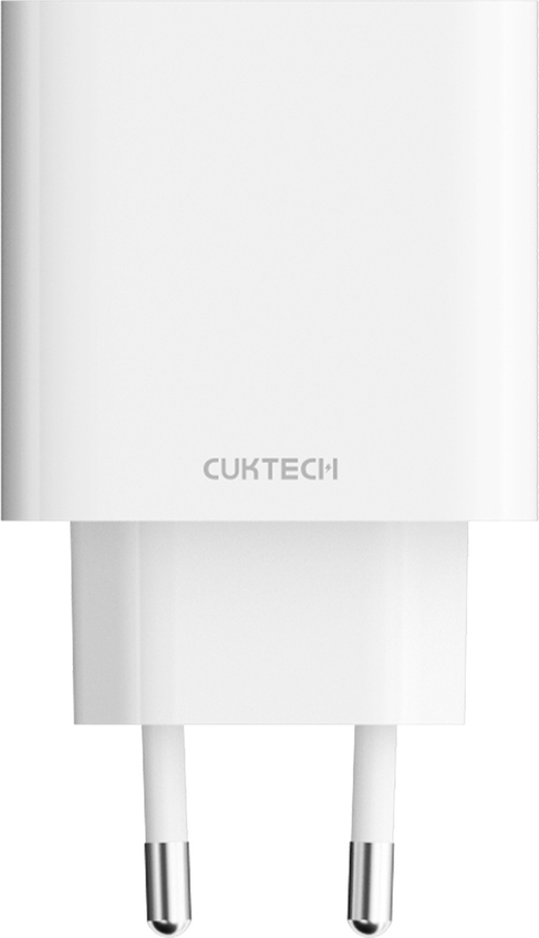 Nabíječka do zásuvky Cuktech A19 30W USB-A + USB-C - bílá