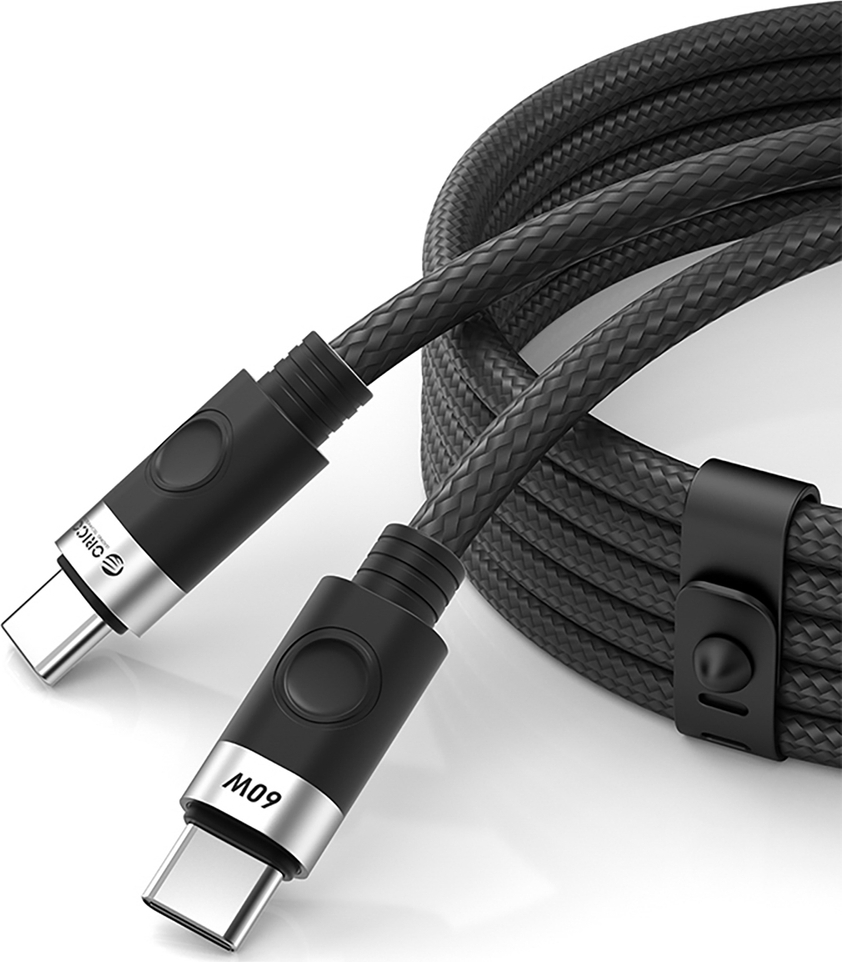 Orico CDX 60W 3A napájecí kabel USB-C - USB-C 1m - černý