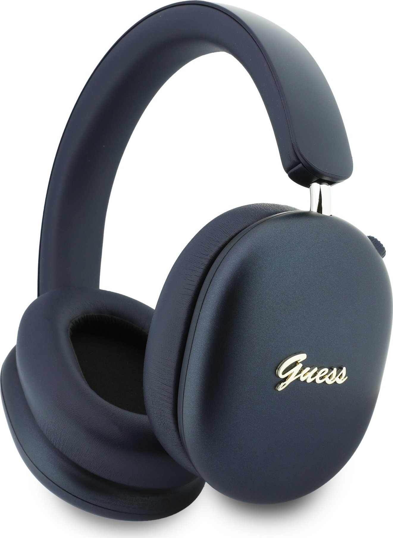 Guess Metallic Finish Gold Script Logo ENC Bezdrátová Sluchátka Navy