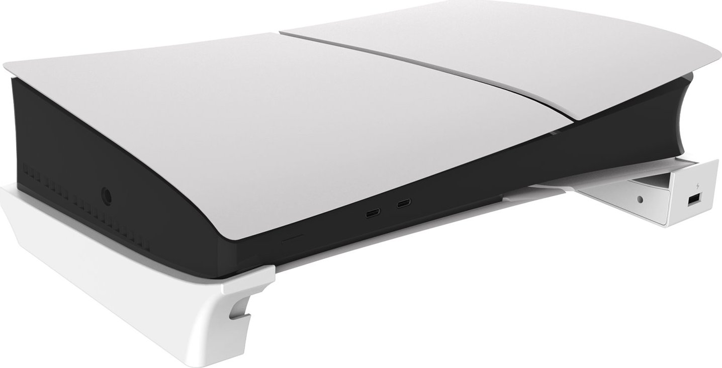 iPega P5S008 Horizontální Stojan s USB HUB pro PS5 Slim/PS5 Pro White