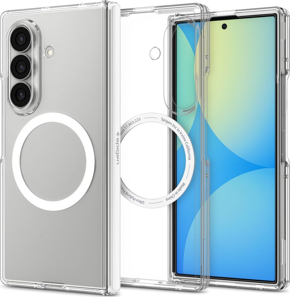 SPIGEN ULTRA HYBRID PRO MAGSAFE GALAXY Z FOLD 8 ULTRA CLEAR/WHITE