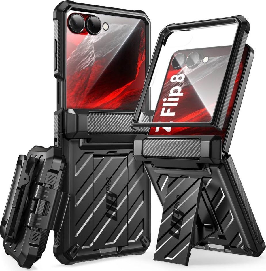 SUPCASE UNICORN BEETLE PRO GALAXY Z FLIP 8 BLACK
