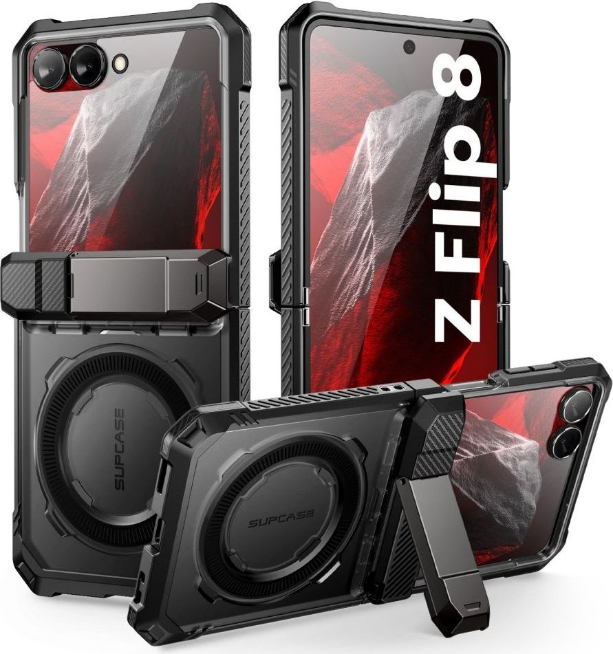 SUPCASE UB GRIP MAG MAGSAFE GALAXY Z FLIP 8 BLACK