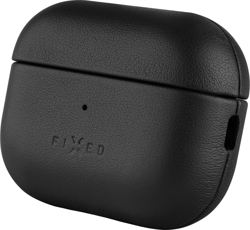 Kožené pouzdro FIXED PodsLeather pro Apple AirPods 3, černé