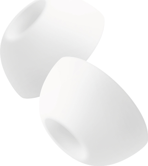 Silikonové špunty FIXED Plugs pro Apple AirPods Pro 3, 2 sady, velikost S