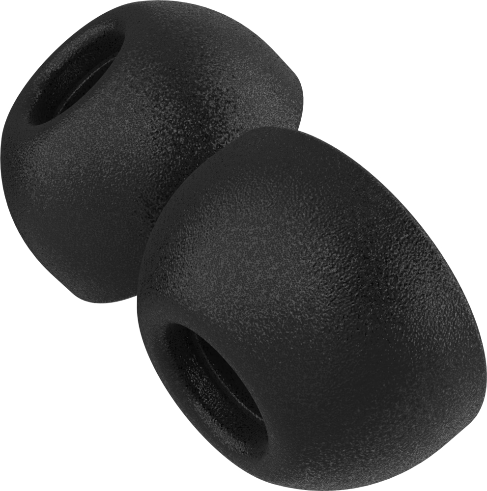 Špunty z paměťové pěny FIXED Plugs Pro pro Apple AirPods Pro 3, 2 sady, velikost S