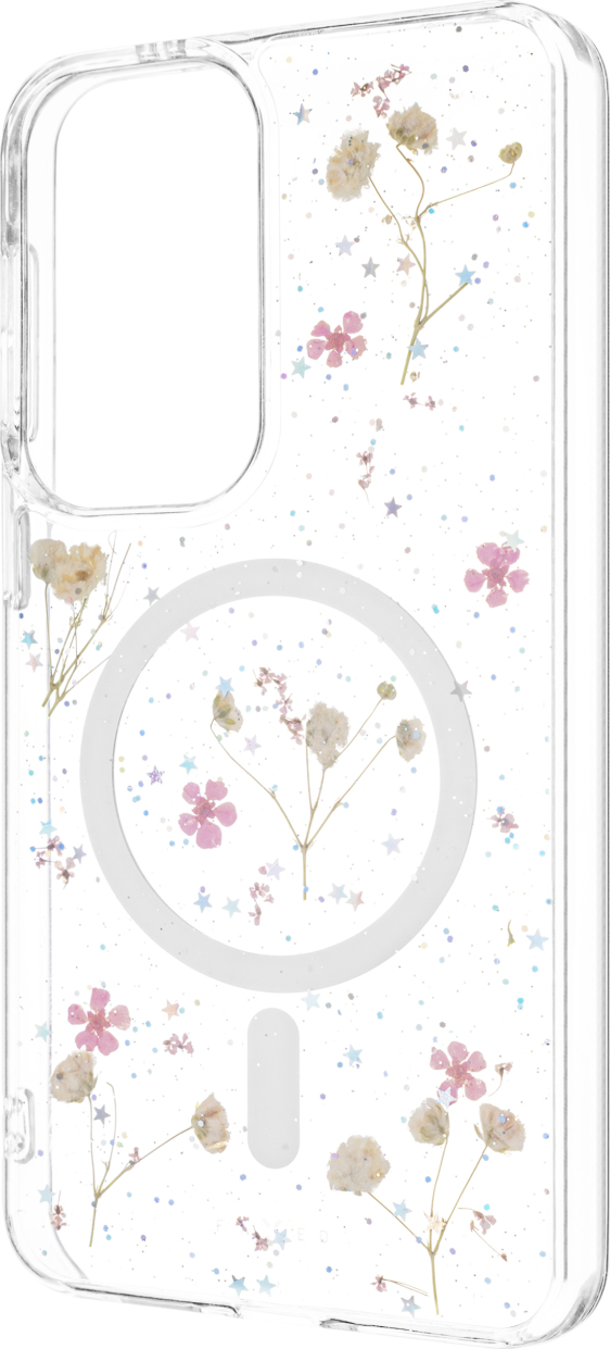 Zadní kryt FIXED MagBloom s podporou MagSafe pro Samsung Galaxy A57 5G, Blush Plum
